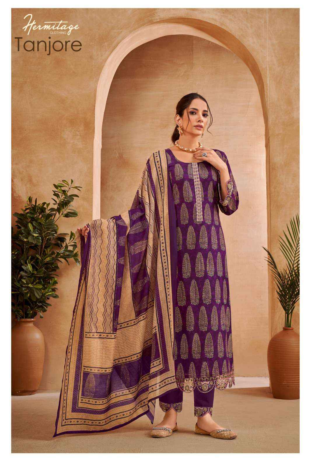 HERMITAGE CLOTHING TANJORE SALWAR KAMEEZ WHOLESALE PRICE 