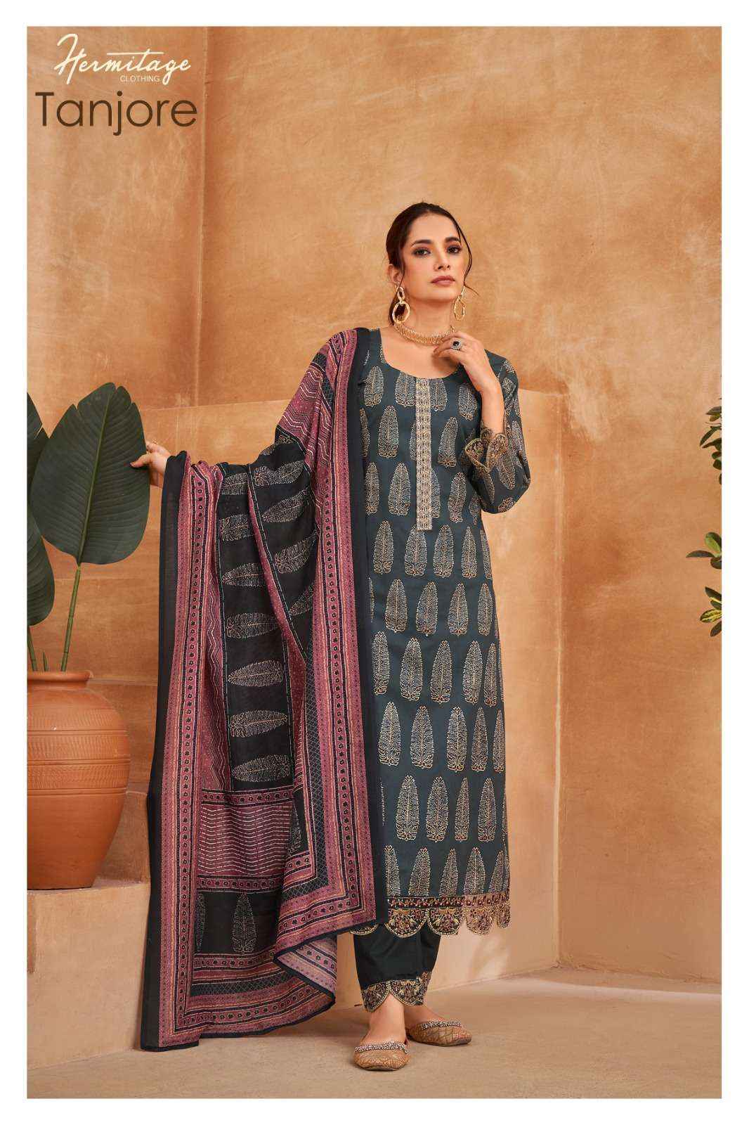 HERMITAGE CLOTHING TANJORE SALWAR KAMEEZ WHOLESALE PRICE 
