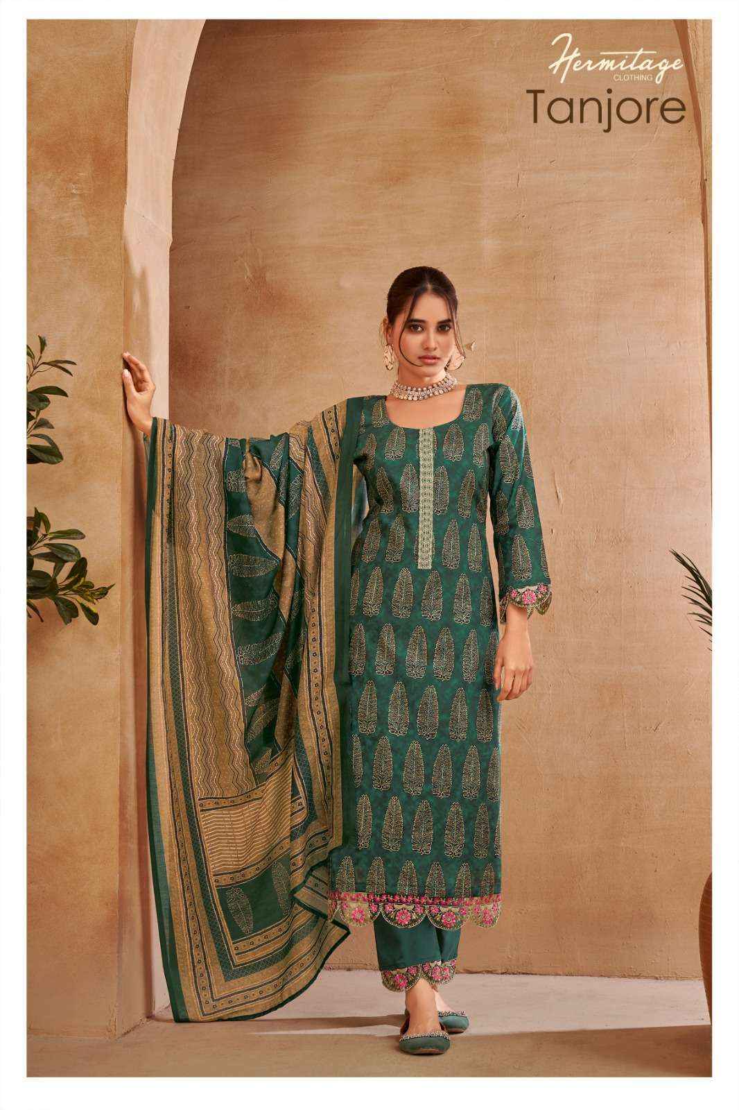 HERMITAGE CLOTHING TANJORE SALWAR KAMEEZ WHOLESALE PRICE 