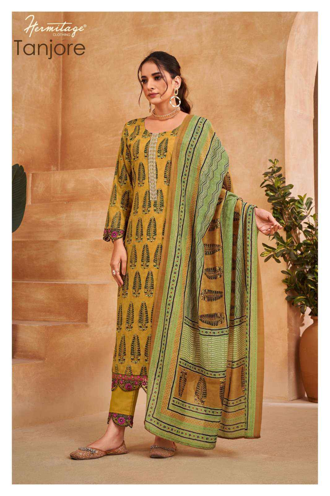 HERMITAGE CLOTHING TANJORE SALWAR KAMEEZ WHOLESALE PRICE 