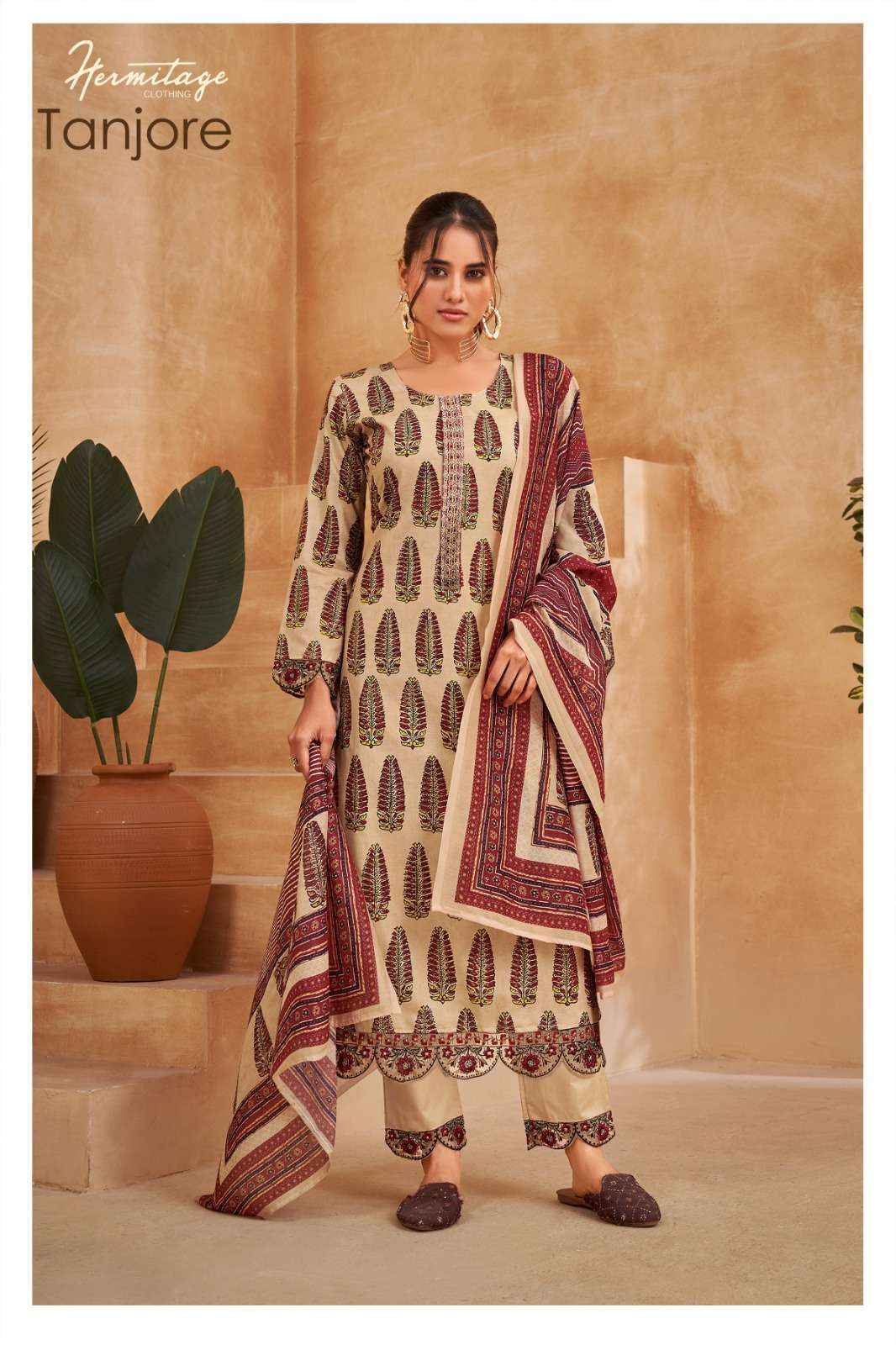 HERMITAGE CLOTHING TANJORE SALWAR KAMEEZ WHOLESALE PRICE 