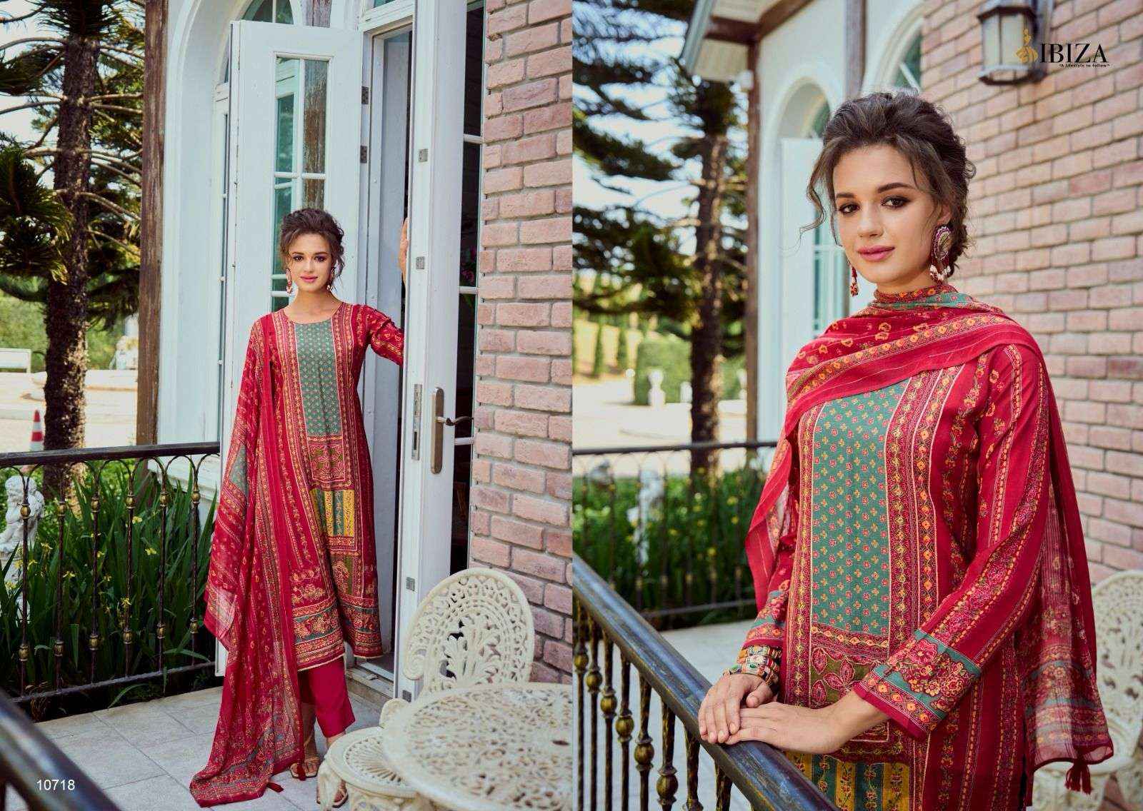 IBIZA LA BELLA MUSLIN SALWAR KAMEEZ ( 6 PCS CATALOG )