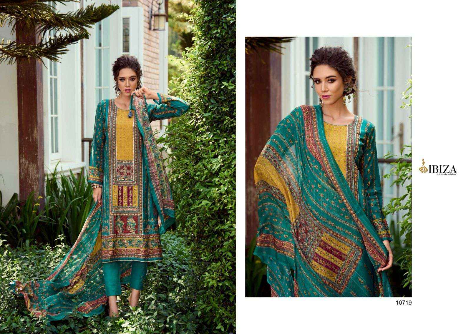 IBIZA LA BELLA MUSLIN SALWAR KAMEEZ ( 6 PCS CATALOG )