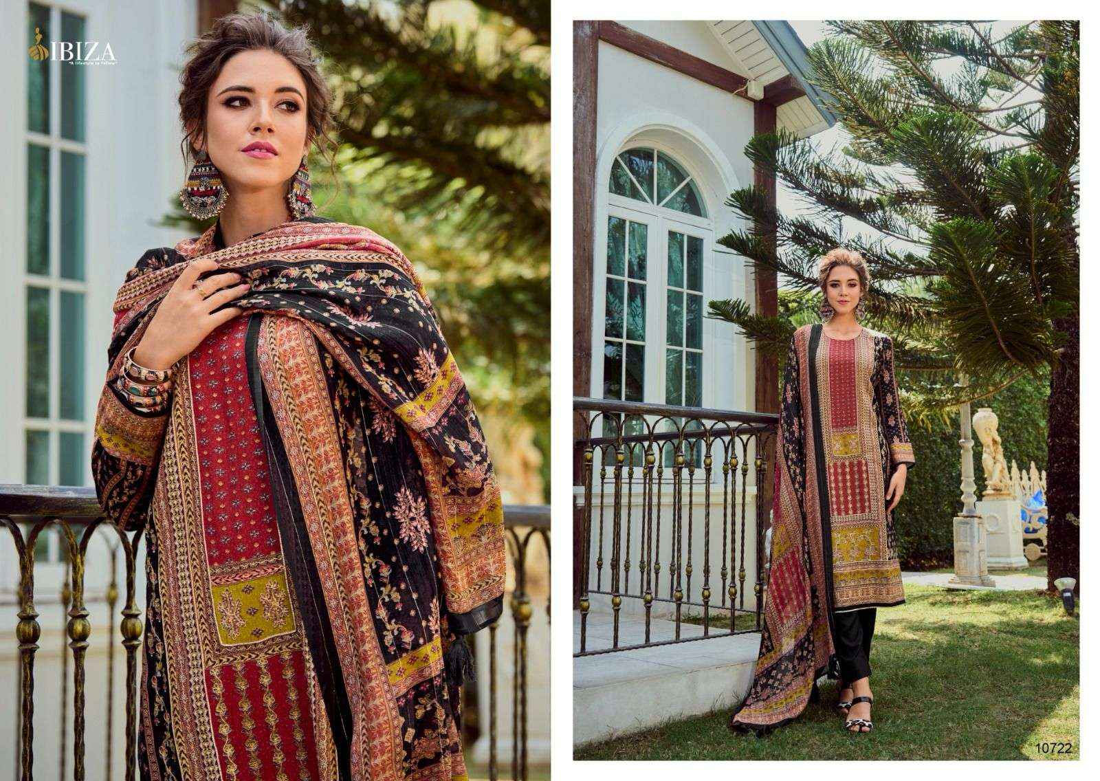 IBIZA LA BELLA MUSLIN SALWAR KAMEEZ ( 6 PCS CATALOG )