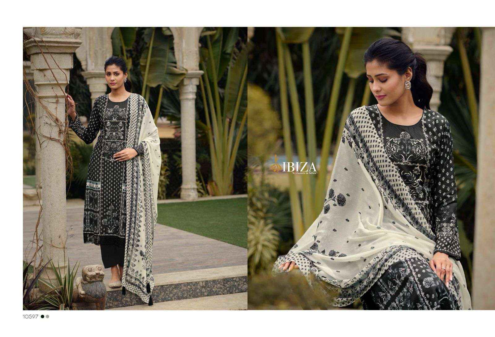 IBIZA PARASTOON MUSLIN DESIGNER SUITS CATALOG WHOLESALE PRICE