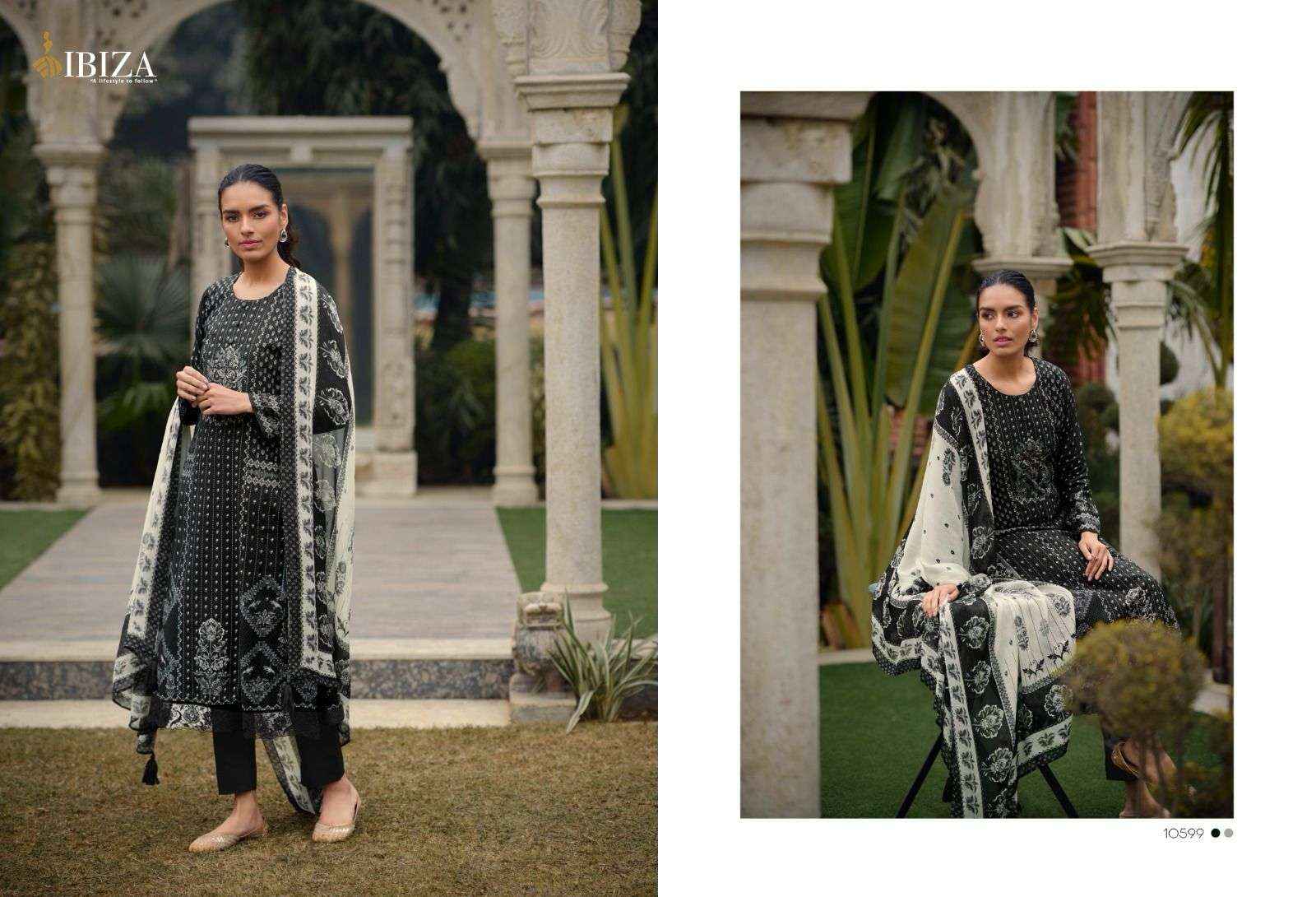 IBIZA PARASTOON MUSLIN DESIGNER SUITS CATALOG WHOLESALE PRICE