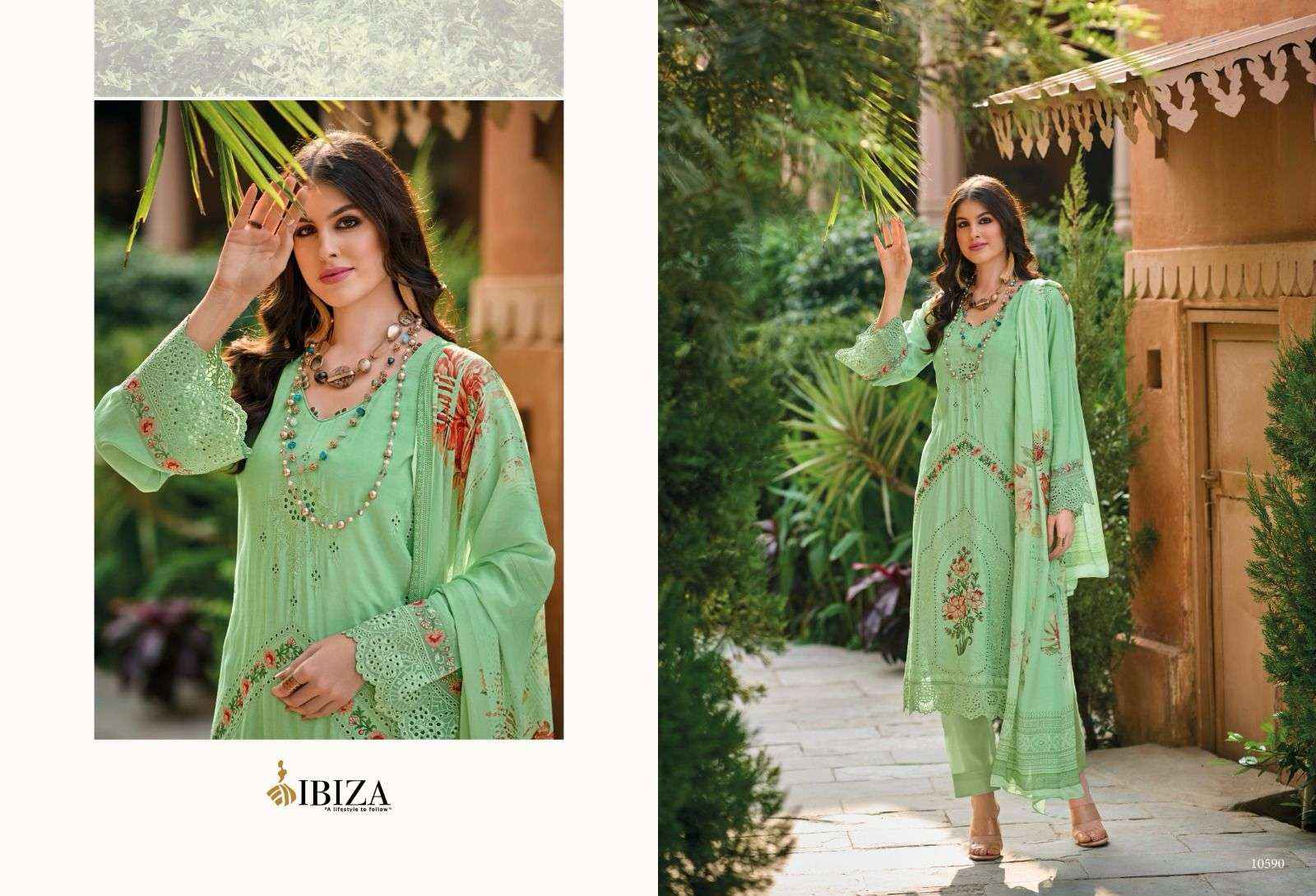 IBIZA ROSEMEEN MUSLIN DESIGNER SALWAR KAMEEZ ( 8 PCS CATALOG )