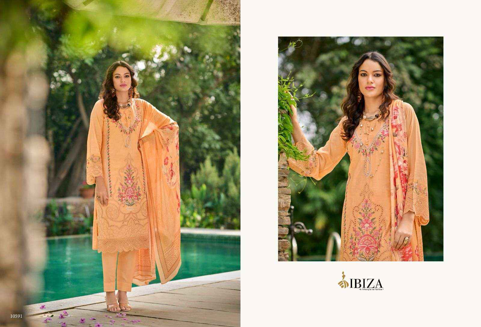 IBIZA ROSEMEEN MUSLIN DESIGNER SALWAR KAMEEZ ( 8 PCS CATALOG )