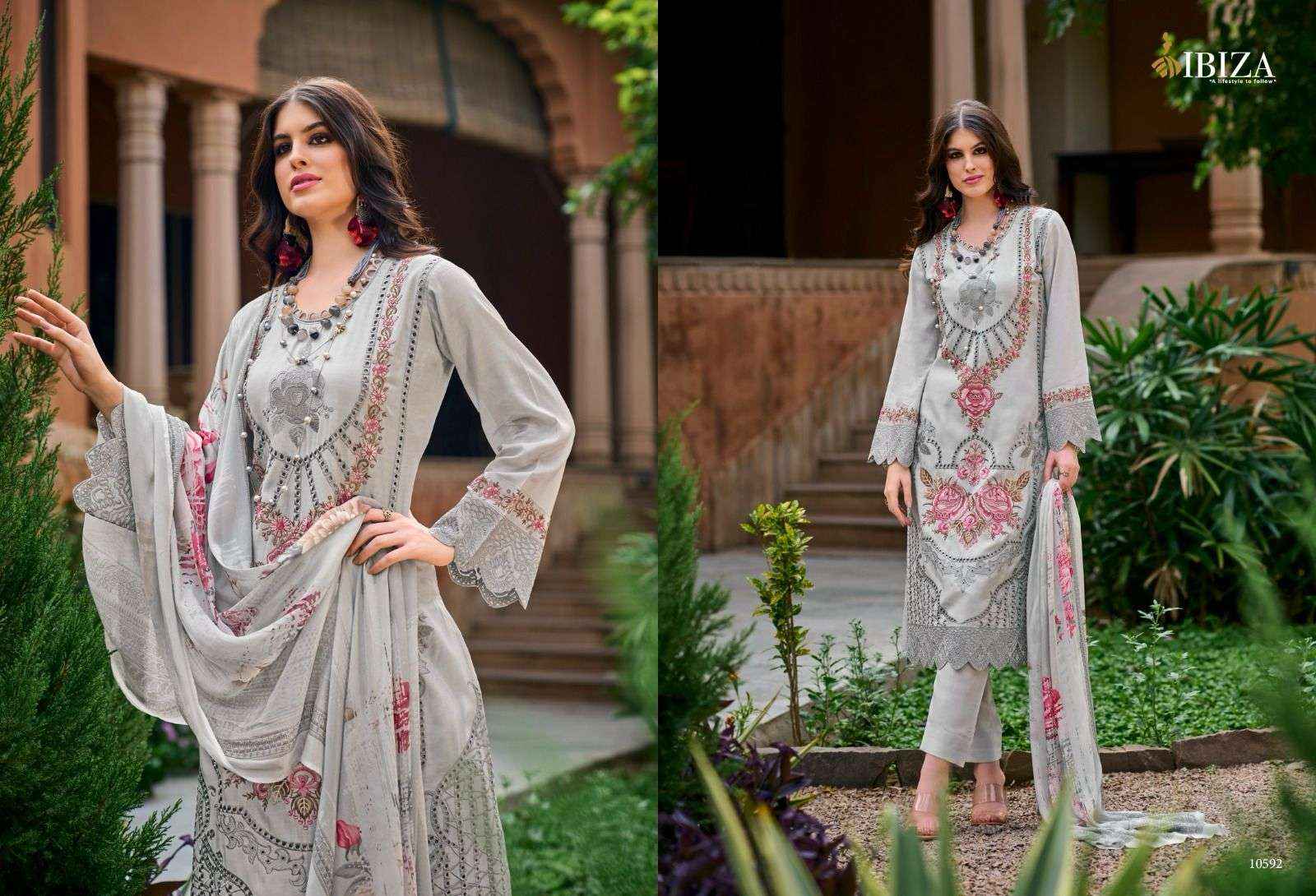 IBIZA ROSEMEEN MUSLIN DESIGNER SALWAR KAMEEZ ( 8 PCS CATALOG )