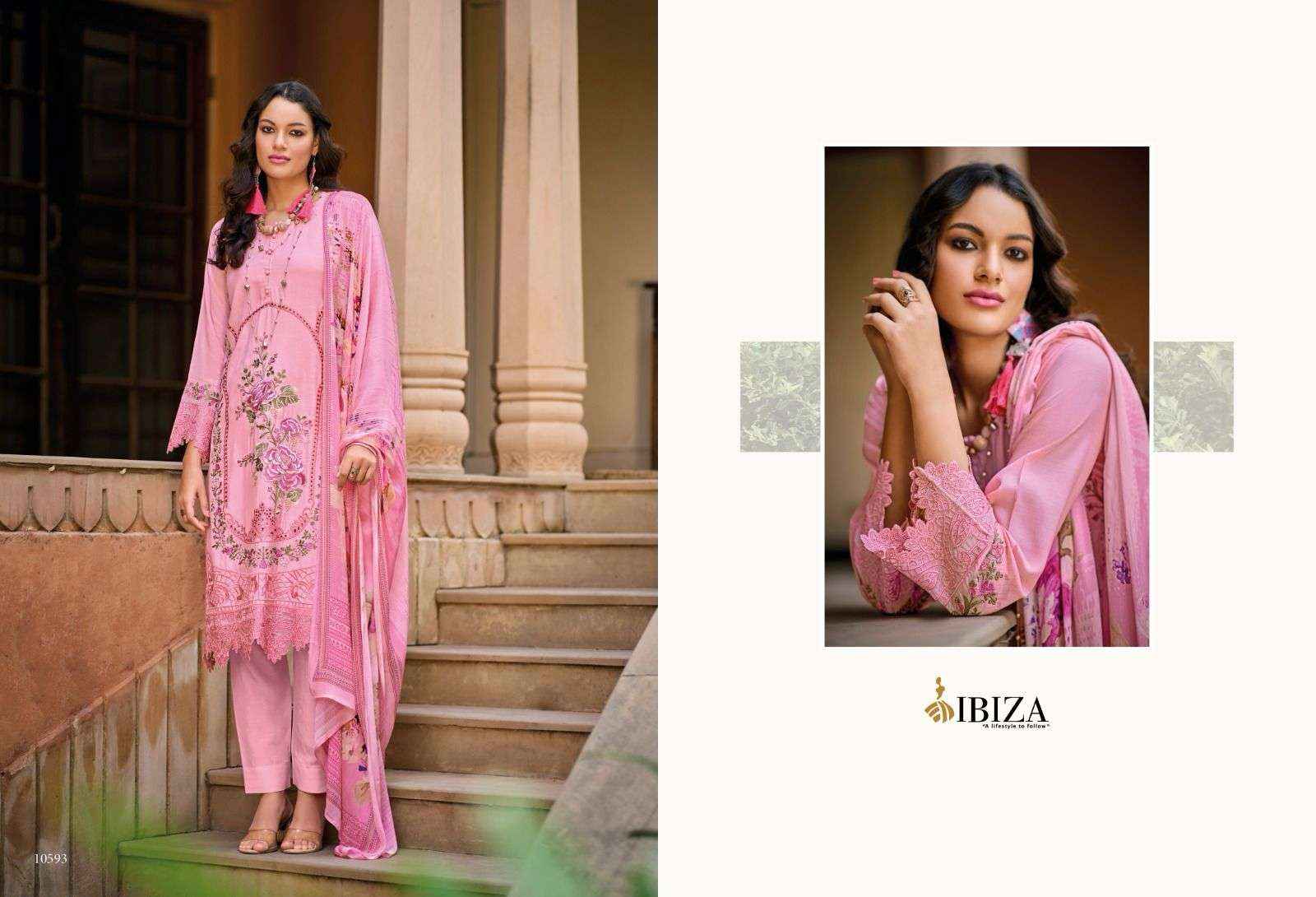 IBIZA ROSEMEEN MUSLIN DESIGNER SALWAR KAMEEZ ( 8 PCS CATALOG )