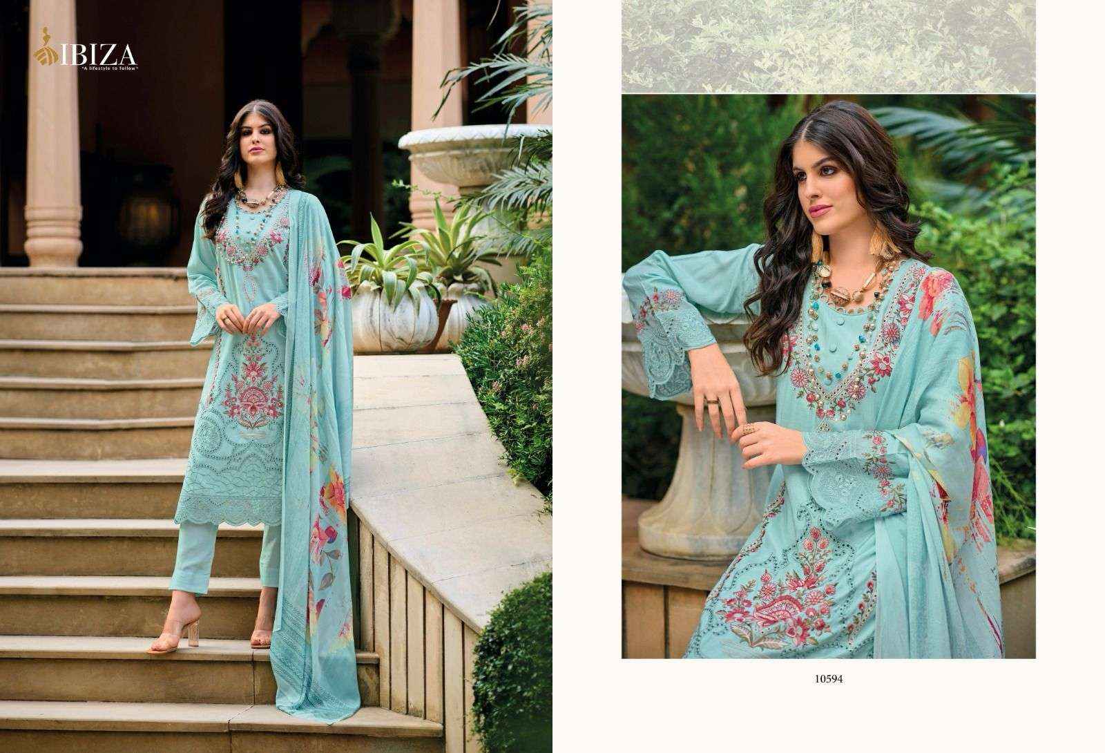 IBIZA ROSEMEEN MUSLIN DESIGNER SALWAR KAMEEZ ( 8 PCS CATALOG )