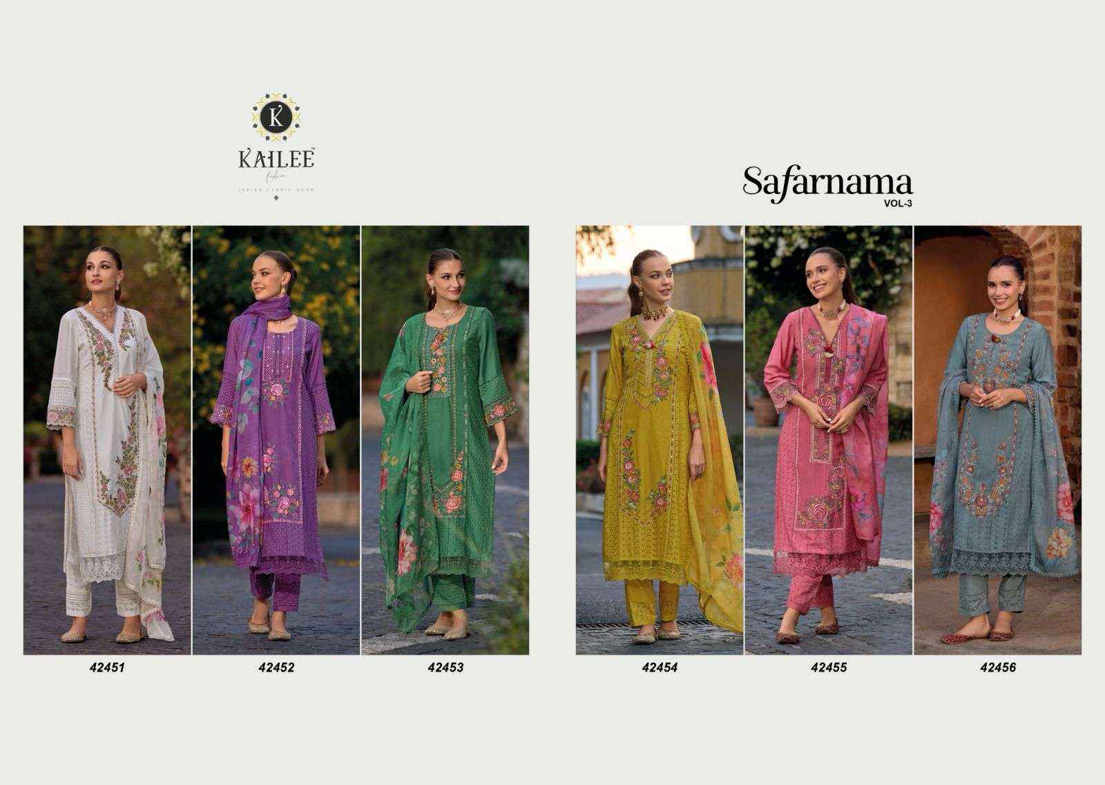 KAILEE FASHION SAFARANAMA VOL 3 READYMADE SUITS