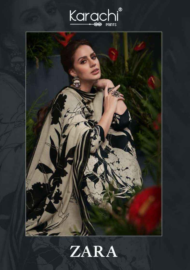 KARACHI PRINTSKARACHI PRINTS ZARA DIGITAL PRINT SILK SUIT