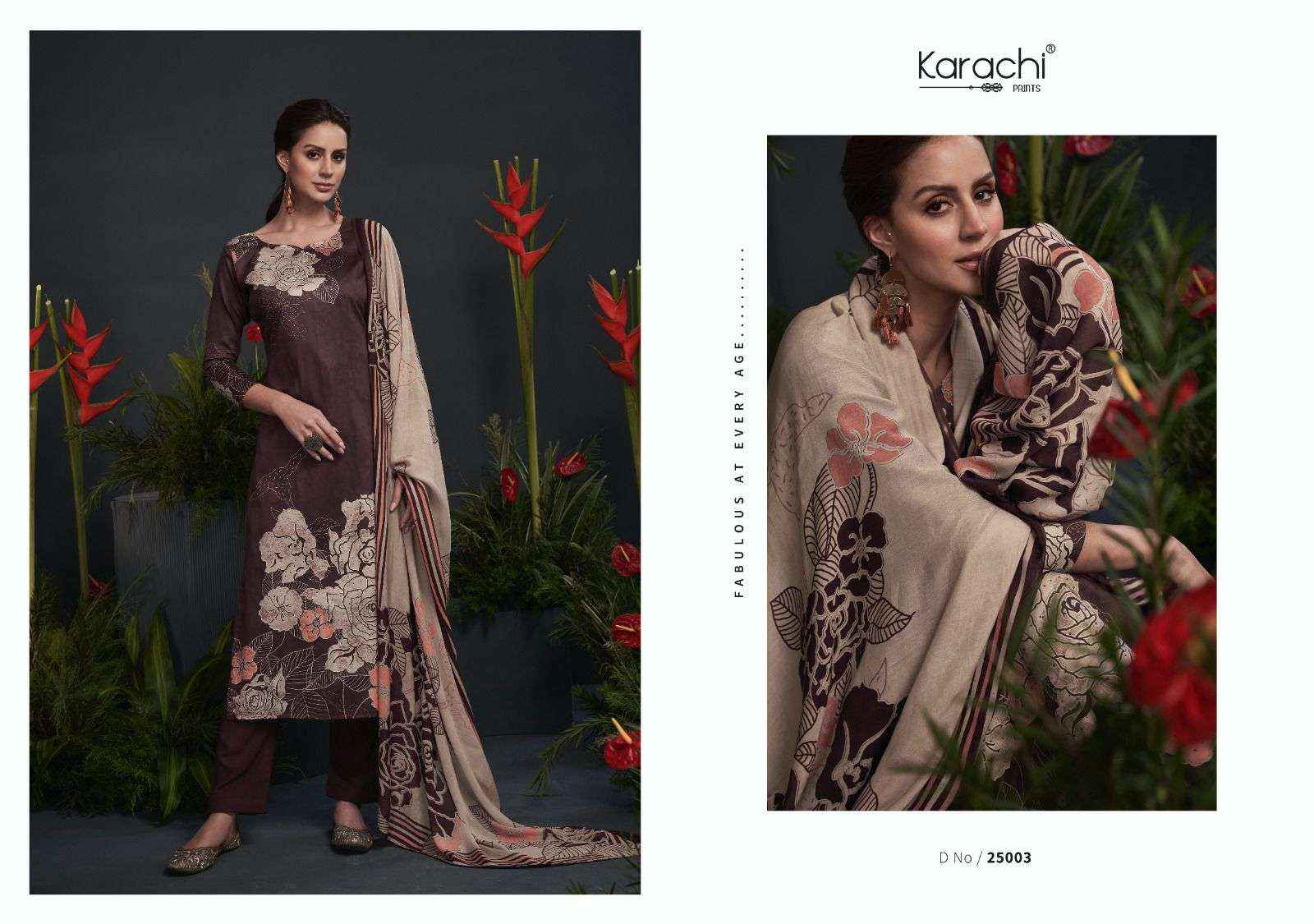 KARACHI PRINTSKARACHI PRINTS ZARA DIGITAL PRINT SILK SUIT