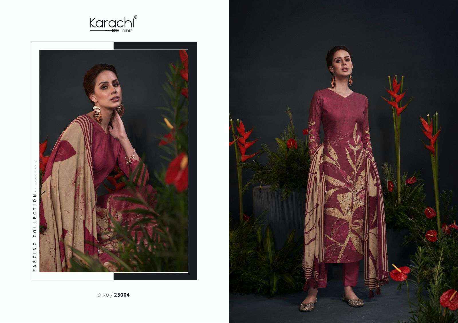 KARACHI PRINTSKARACHI PRINTS ZARA DIGITAL PRINT SILK SUIT