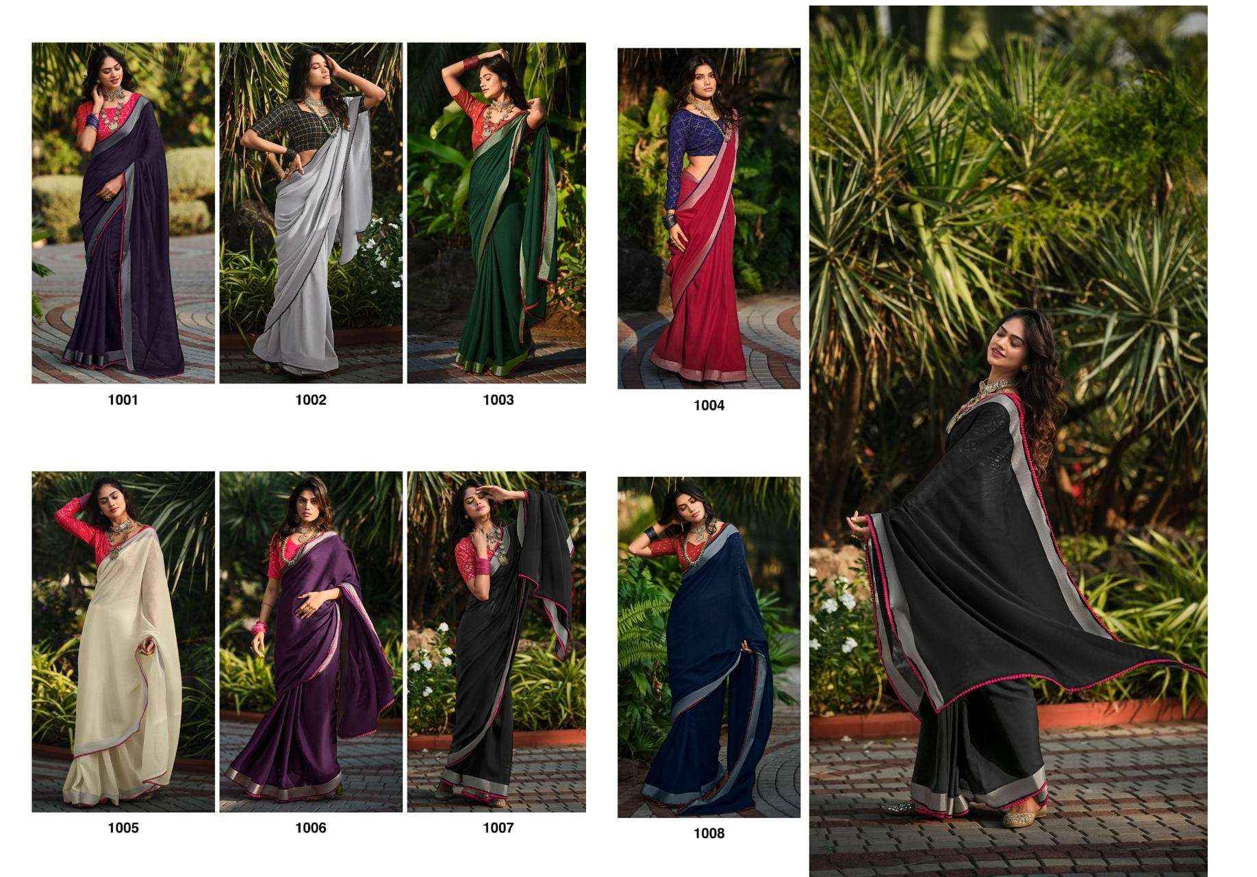 KASHVI CREATION ABHILASHA VOL 2 LINEN SILK SAREES ( 8 PCS CATALOG )