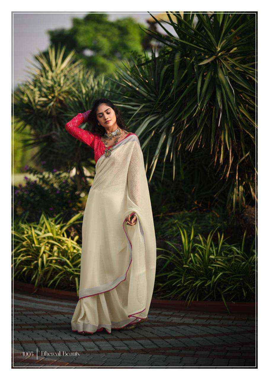 KASHVI CREATION ABHILASHA VOL 2 LINEN SILK SAREES ( 8 PCS CATALOG )