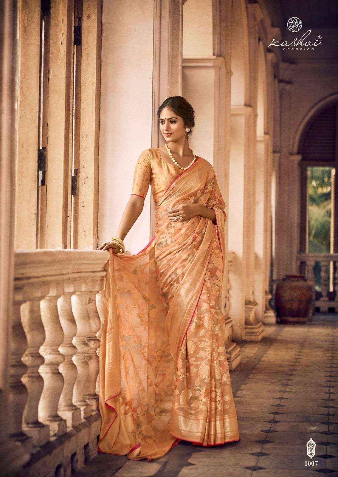 KASHVI CREATION PRIYANSHI VOL 2 DESIGNER SAREE ( 8 PCS CATALOG )