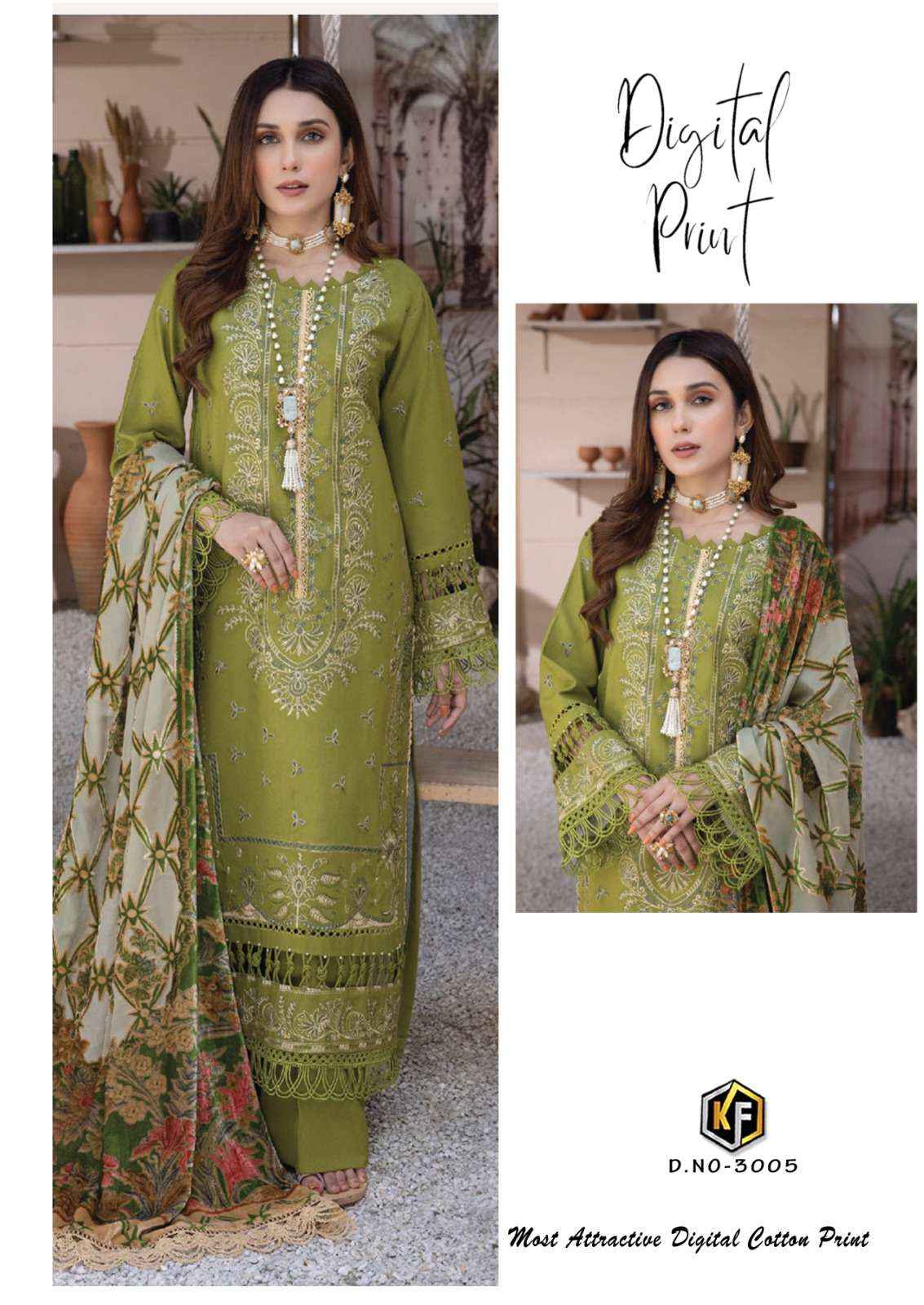 KEVAL FAB SOHA NAZIR VOL 3 PURE COTTON PAKISTANI SUITS ( 10 PCS CATALOG )