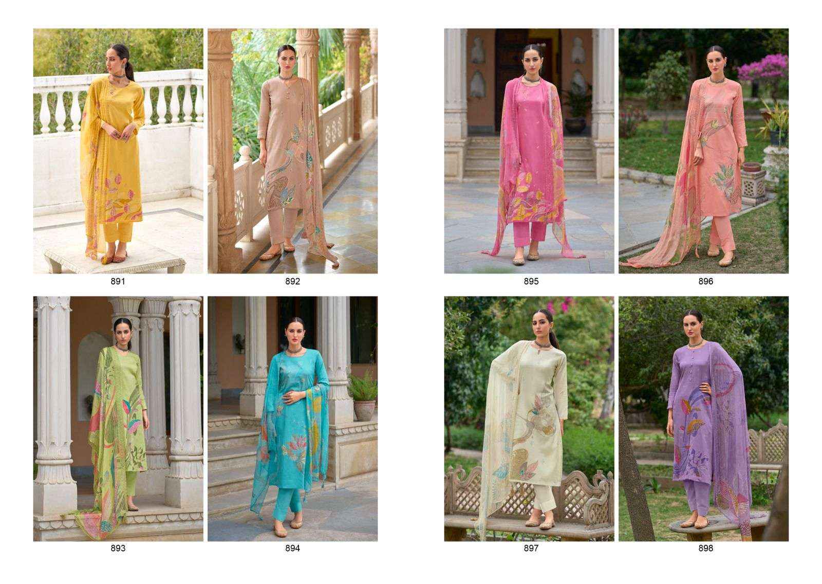 KILORY TRENDZ ROZANA DESIGNER SALWAR KAMEEZ ( 8 PCS CATALOG )