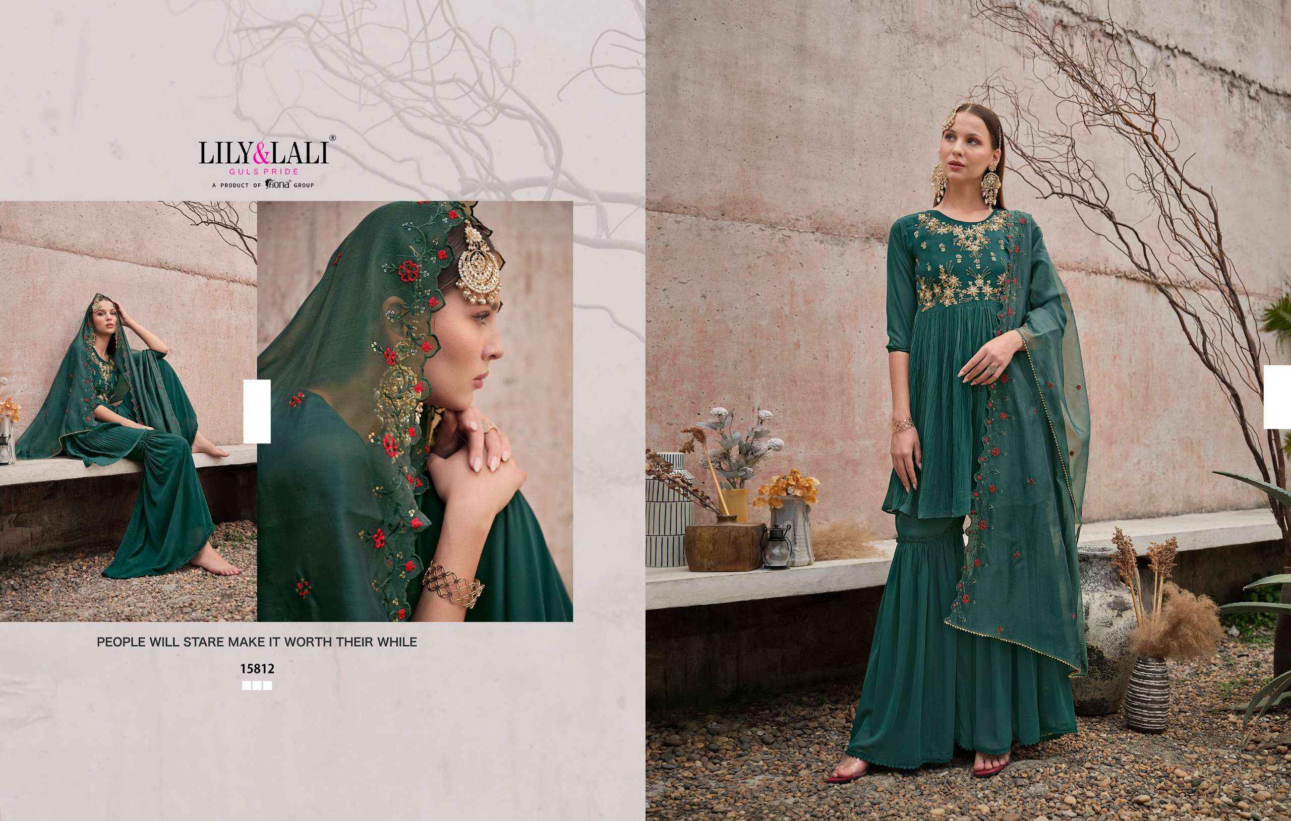 LILY AND LALI DIDAAR READYMADE SUITS ( 4 PCS CATALOG )