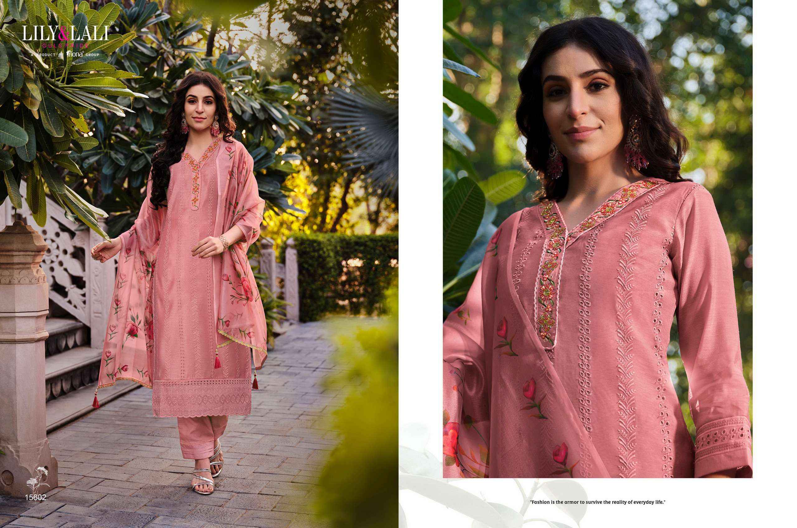 LILY AND LALI LUCKNOWI VOL 3 SCHIFFLI DESIGNER SUIT