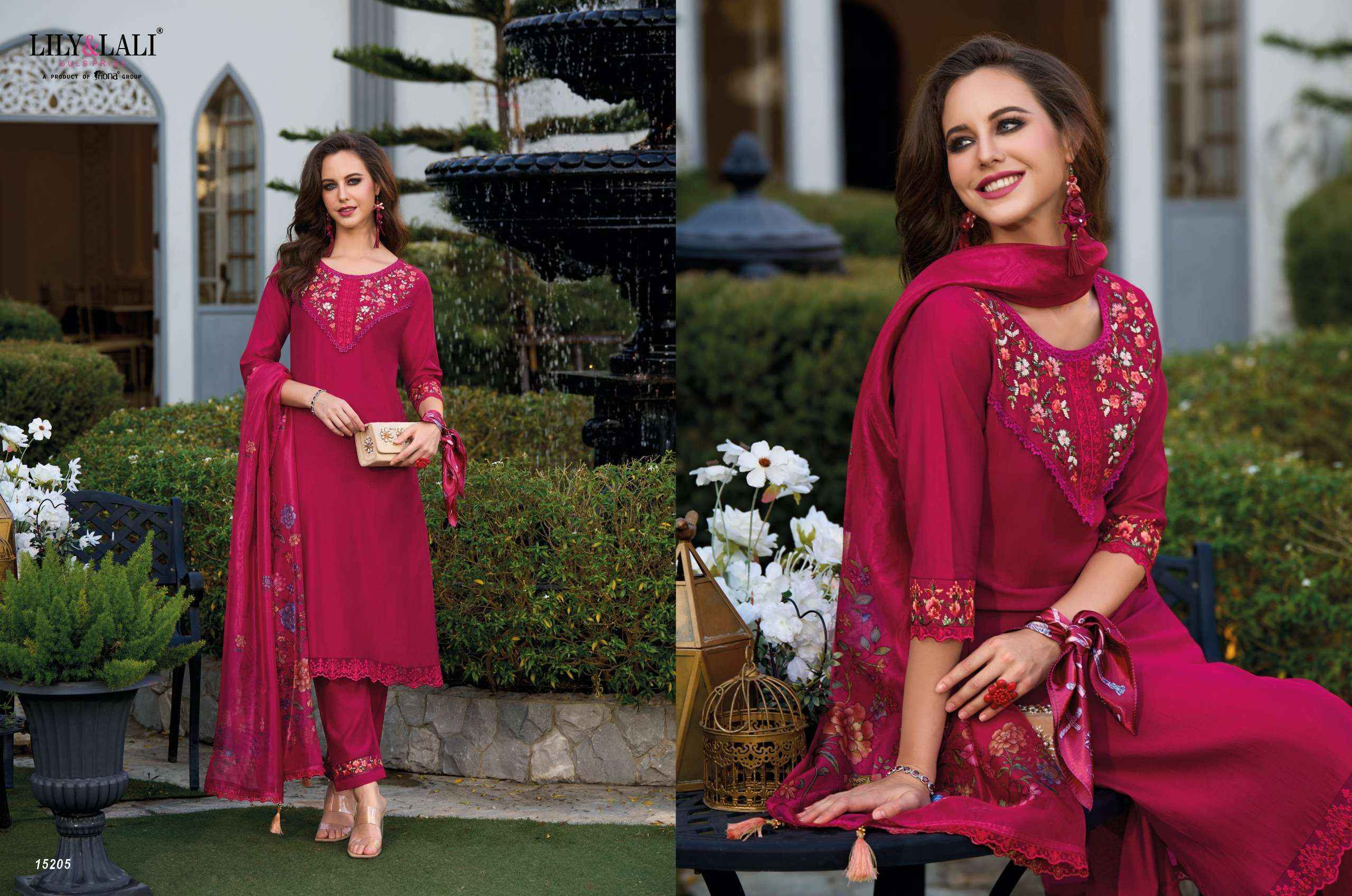 Lily & Lali Malvika Viscose Designer Readymade suits