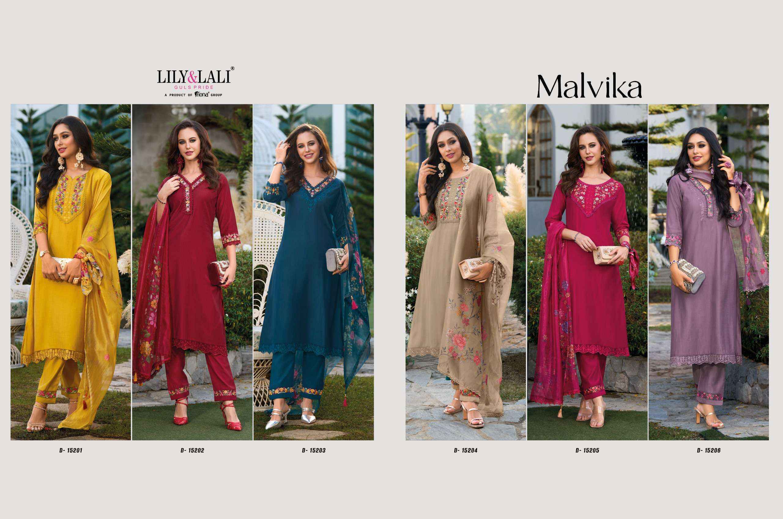 Lily & Lali Malvika Viscose Designer Readymade suits