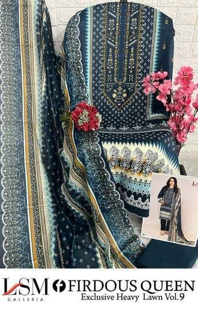 LSM Galleria Foirdous Queen Vol 9 pakistani Dress Material