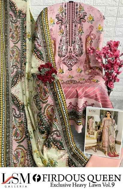 LSM Galleria Foirdous Queen Vol 9 pakistani Dress Material