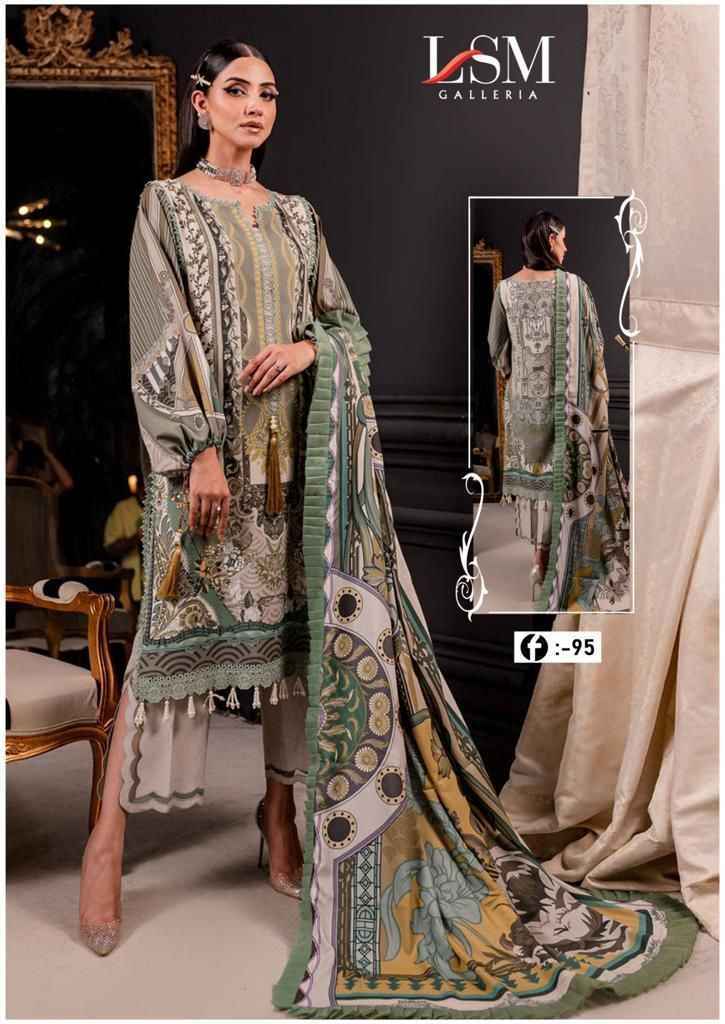 LSM Galleria Foirdous Queen Vol 9 pakistani Dress Material