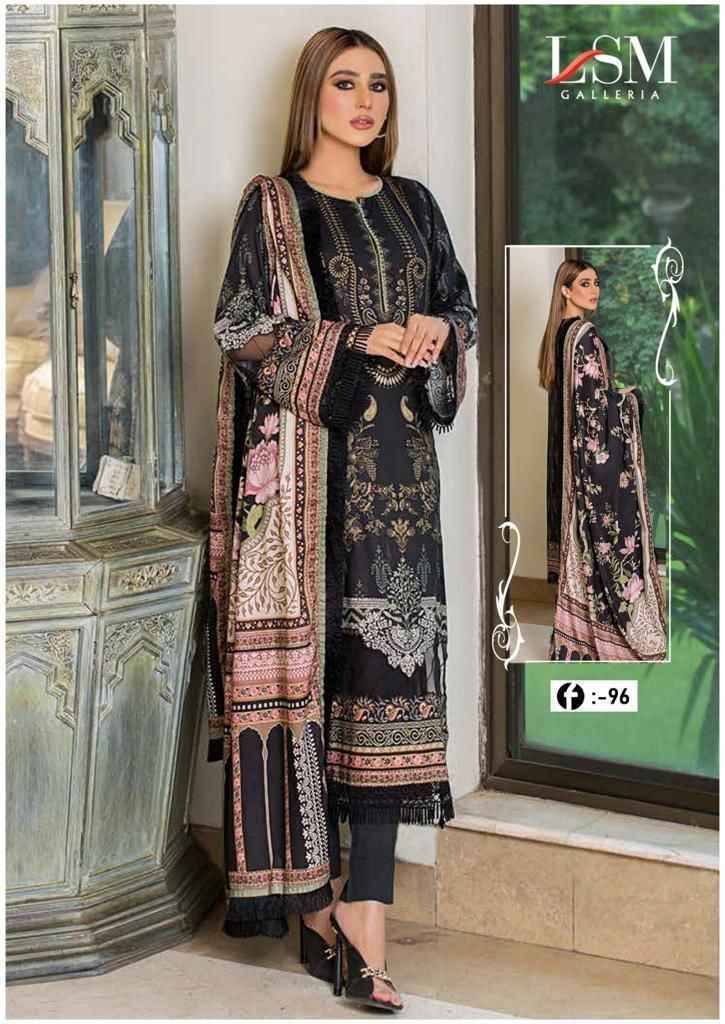 LSM Galleria Foirdous Queen Vol 9 pakistani Dress Material