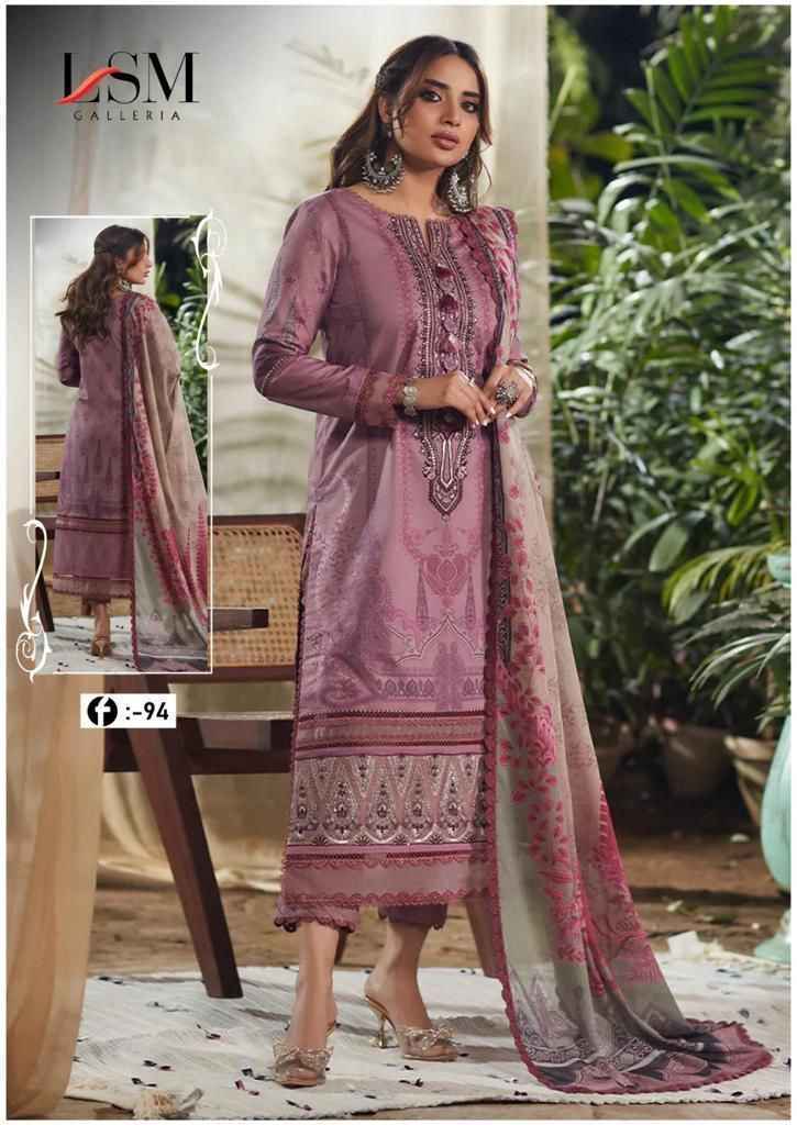 LSM Galleria Foirdous Queen Vol 9 pakistani Dress Material