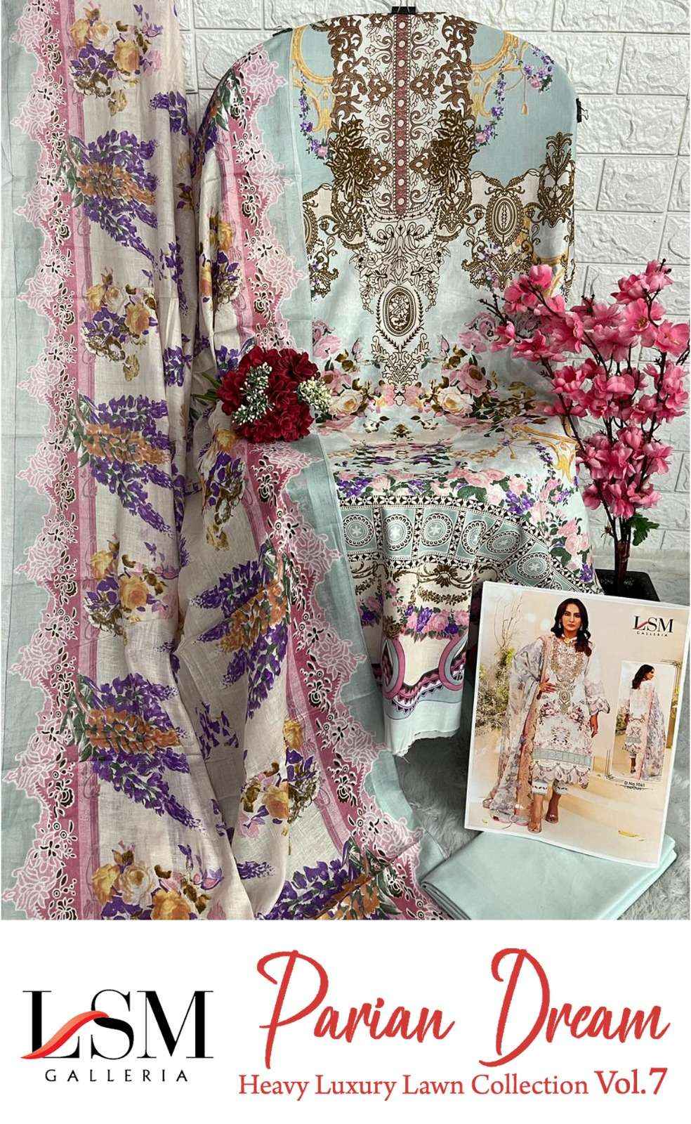 LSM GALLERIA PARIAN DREAM VOL 7 PAKISTANI SUITS ( 6 PCS CATALOG )