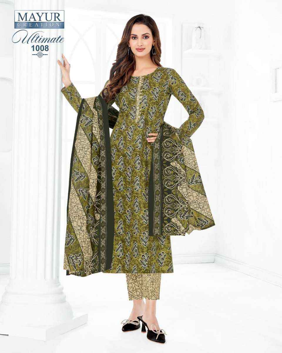 MAYUR CREATION ULTIMATE VOL 1 PURE COTTON DRESS MATERIAL WHOLESALE