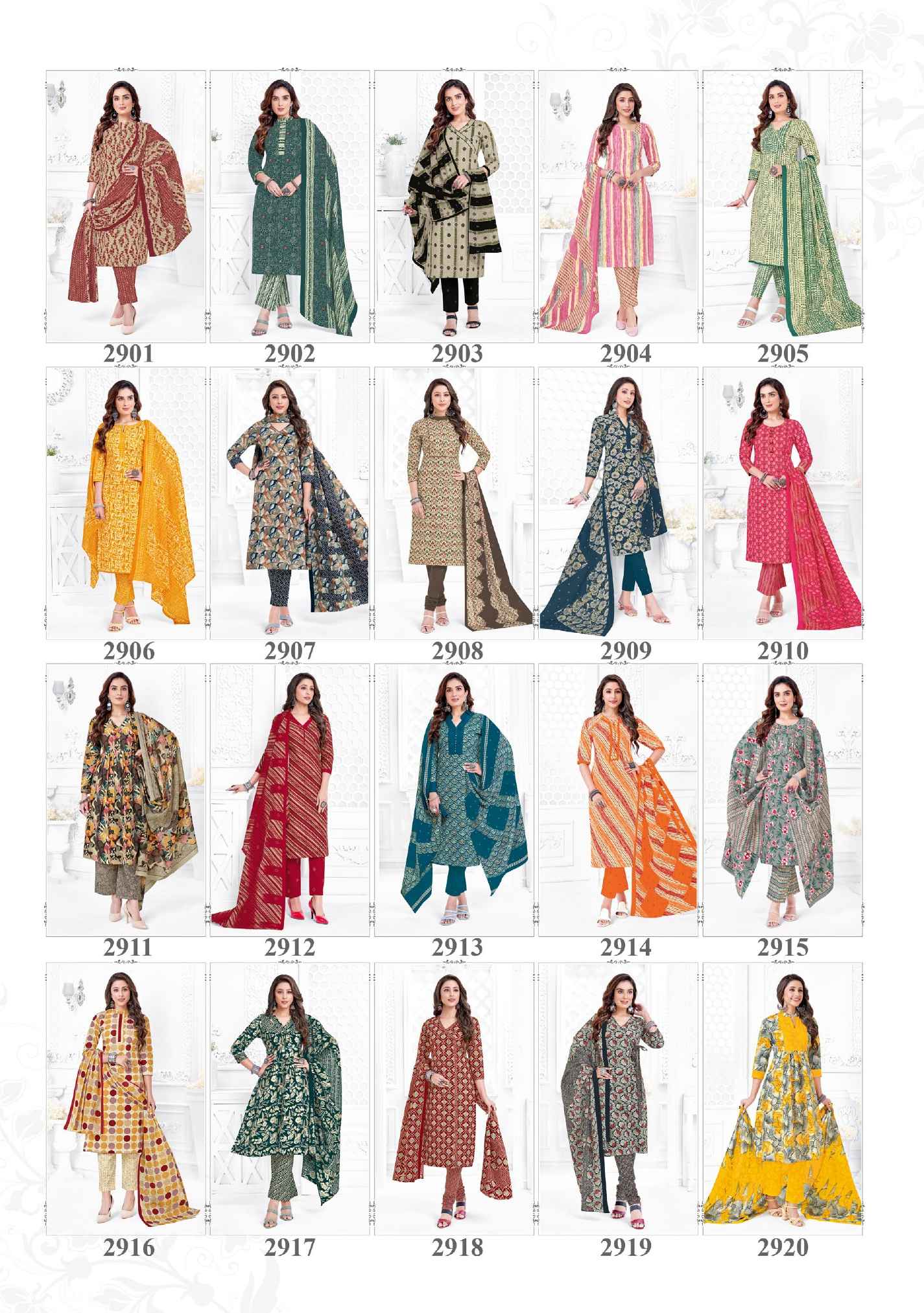 Mfc Cotton Shagun Vol-29 Unsticthed Dress Material ( 20 Pcs Catalog )