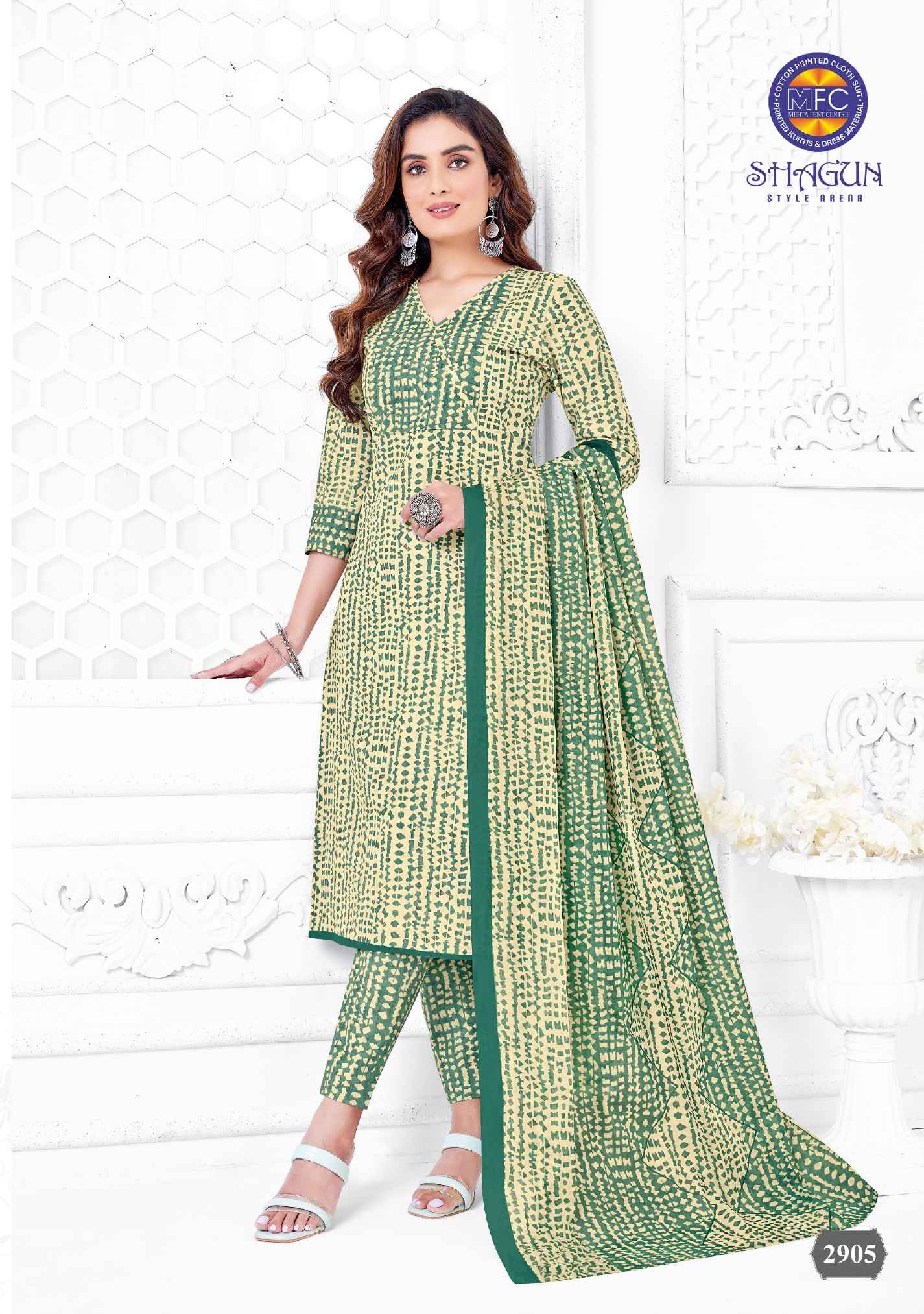 Mfc Cotton Shagun Vol-29 Unsticthed Dress Material ( 20 Pcs Catalog )