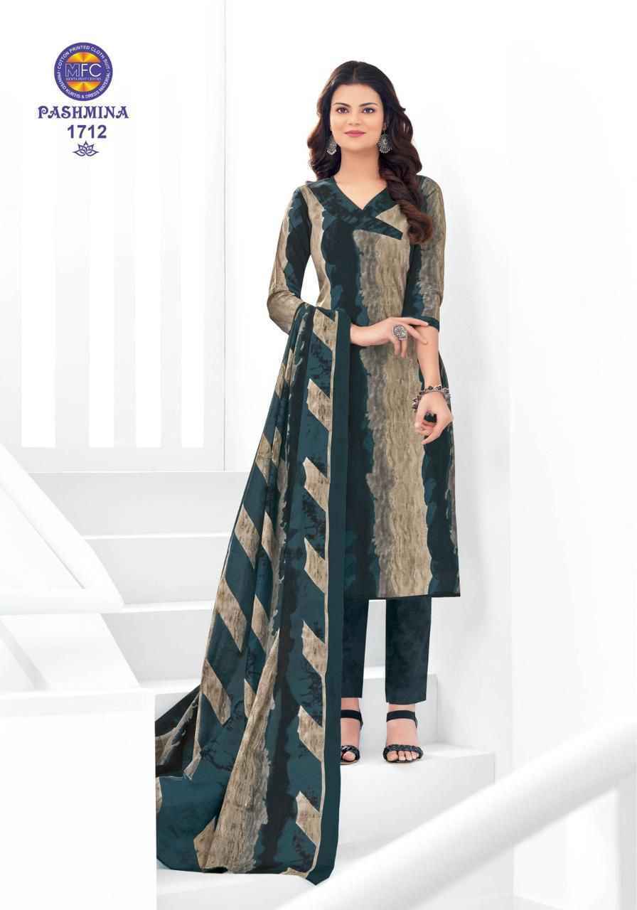 MFC Pashmina Vol-17 Cotton Dress Material 12 pcs Catalogue