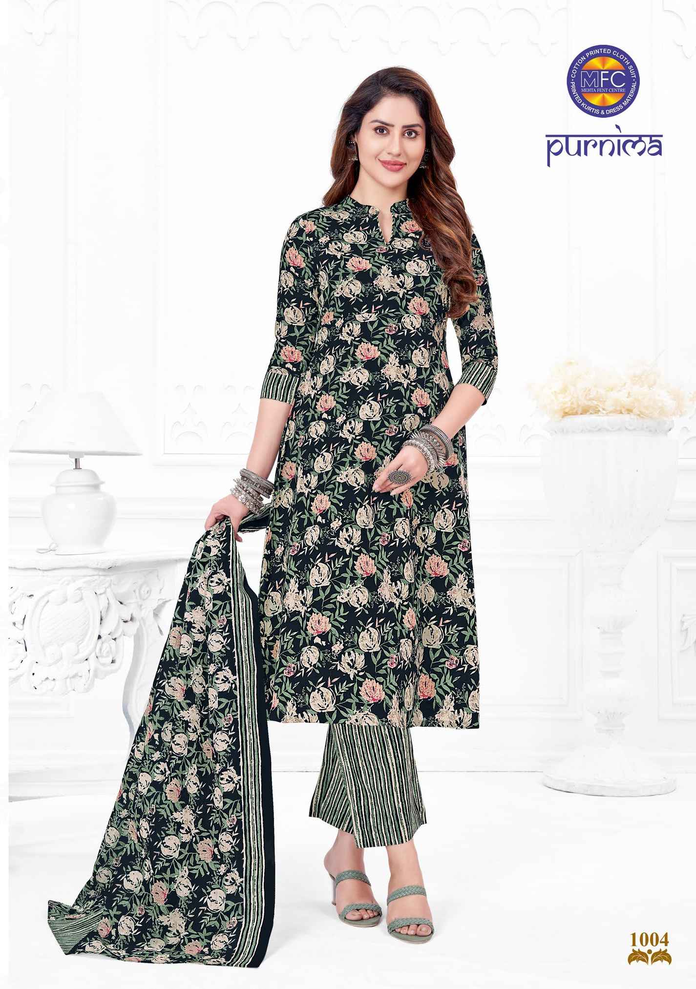 Mfc Purnima Vol 1 Cotton Printed Dress Material ( 12 PCS CATALOG )