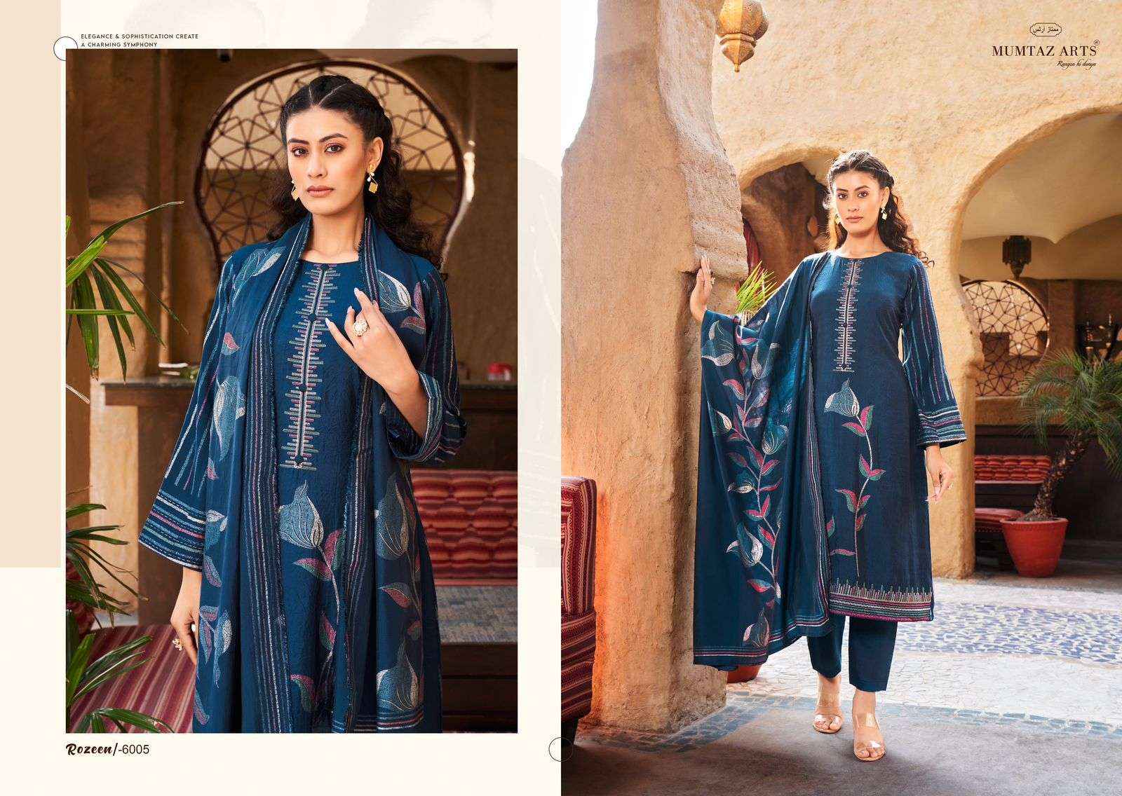 MUMTAZ ARTS ROZEEN VISCOSE DRESS MATERIAL WHOLESALE PRICE