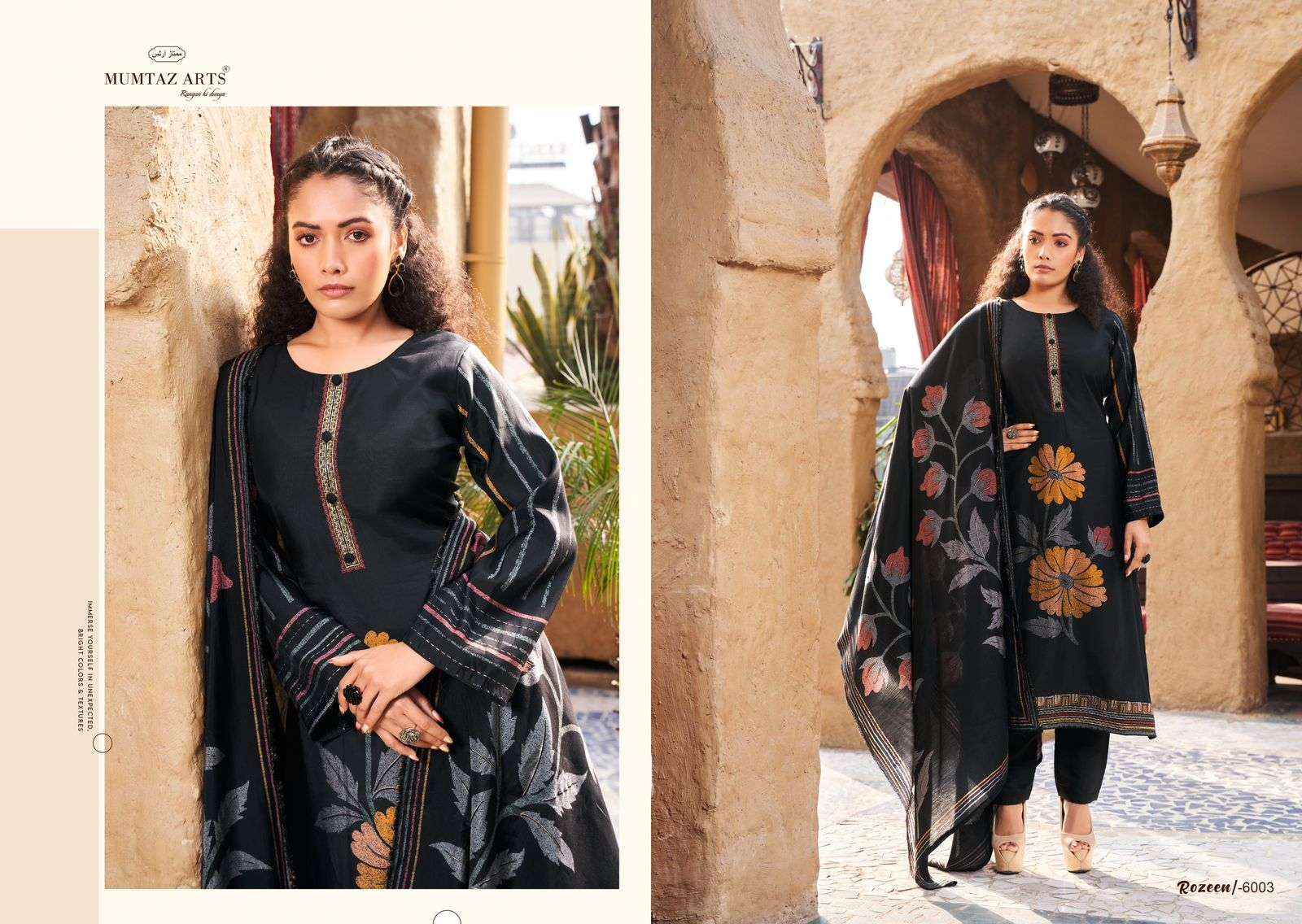 MUMTAZ ARTS ROZEEN VISCOSE DRESS MATERIAL WHOLESALE PRICE