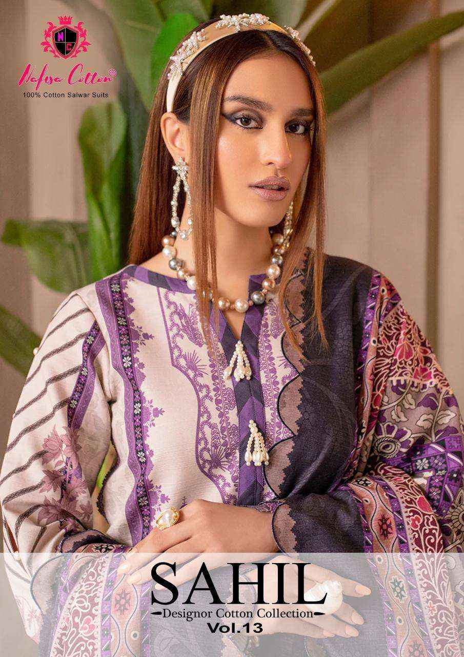 NAFISA COTTON SAHIL DESIGNER COTTON COLLECTION VOL 13 SUITS