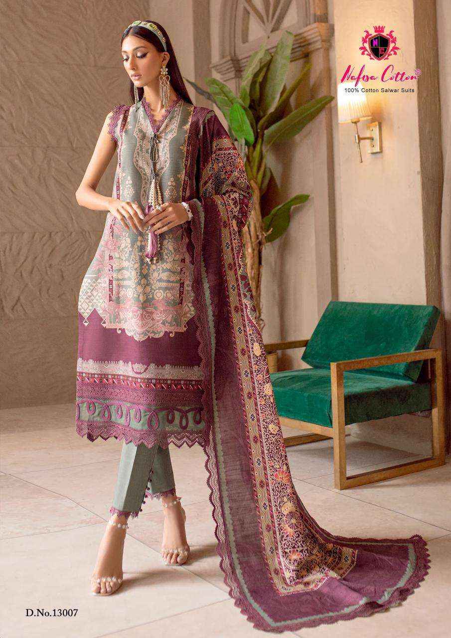 NAFISA COTTON SAHIL DESIGNER COTTON COLLECTION VOL 13 SUITS