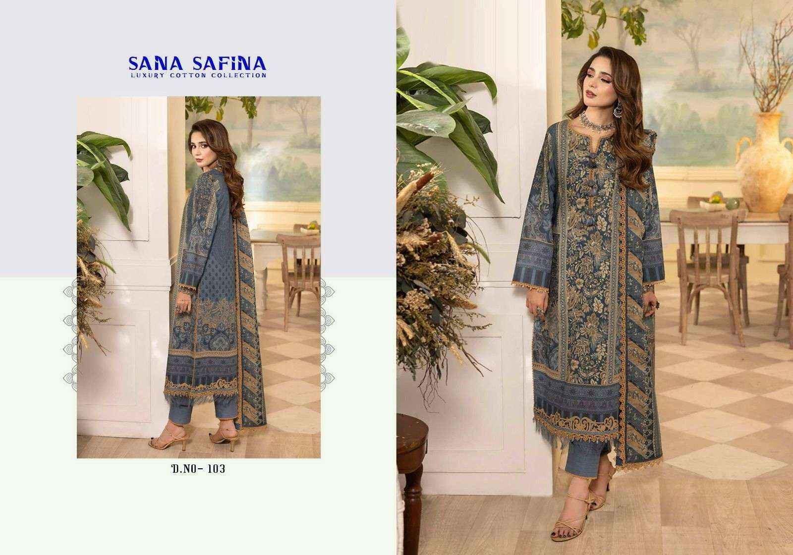 NAFISA COTTON SANA SAFINA VOL 1 PAKISTANI SUITS ( 6 PCS CATALOG )