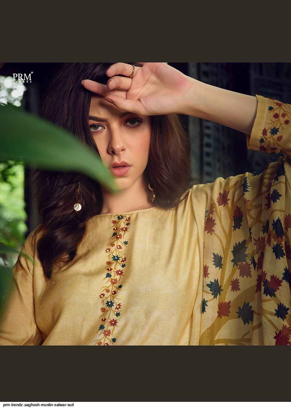 PRM TRENDZ AAGHOSH MUSLIN SALWAR SUITS CATALOGUE WITH PRICE ( 6 pcs catalog )