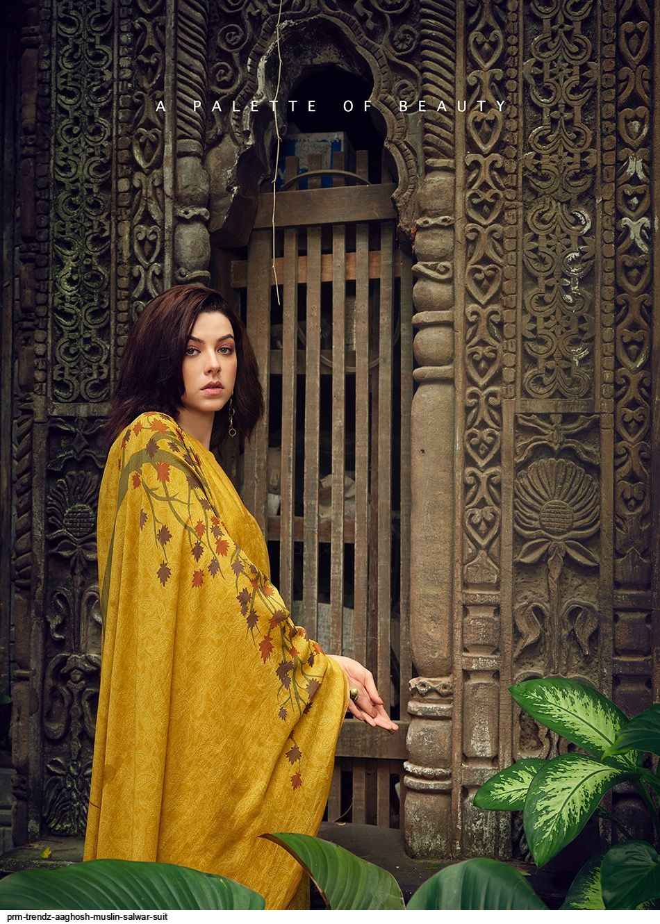 PRM TRENDZ AAGHOSH MUSLIN SALWAR SUITS CATALOGUE WITH PRICE ( 6 pcs catalog )