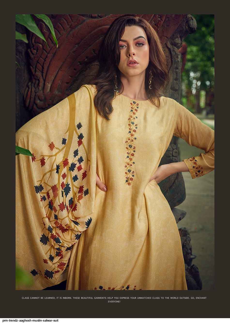 PRM TRENDZ AAGHOSH MUSLIN SALWAR SUITS CATALOGUE WITH PRICE ( 6 pcs catalog )