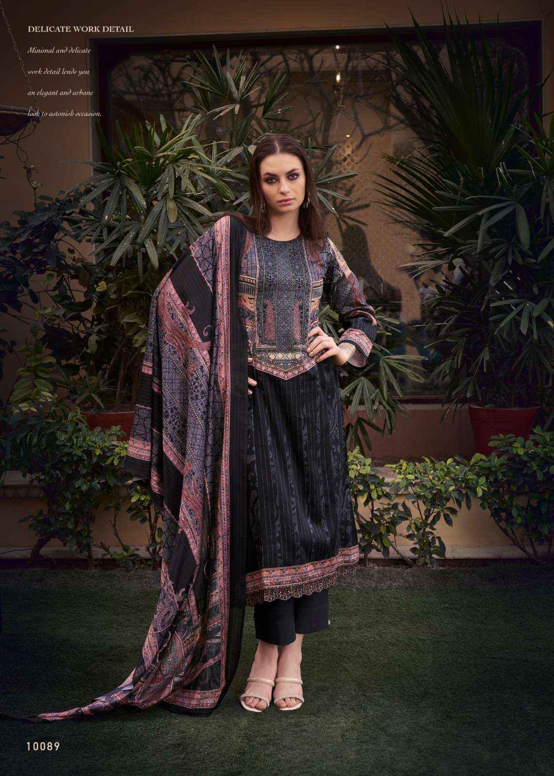 SADHANA FASHION LYNIA JAM COTTON FANCY WORK SUITS ( 6 PCS CATALOG )