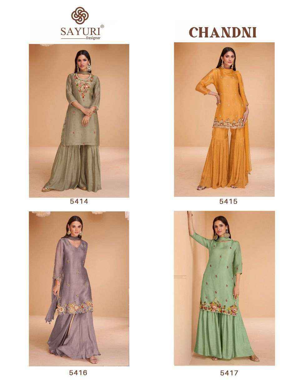 SAYURI DESIGNER CHANDNI DESIGNER SHARARA SUIT