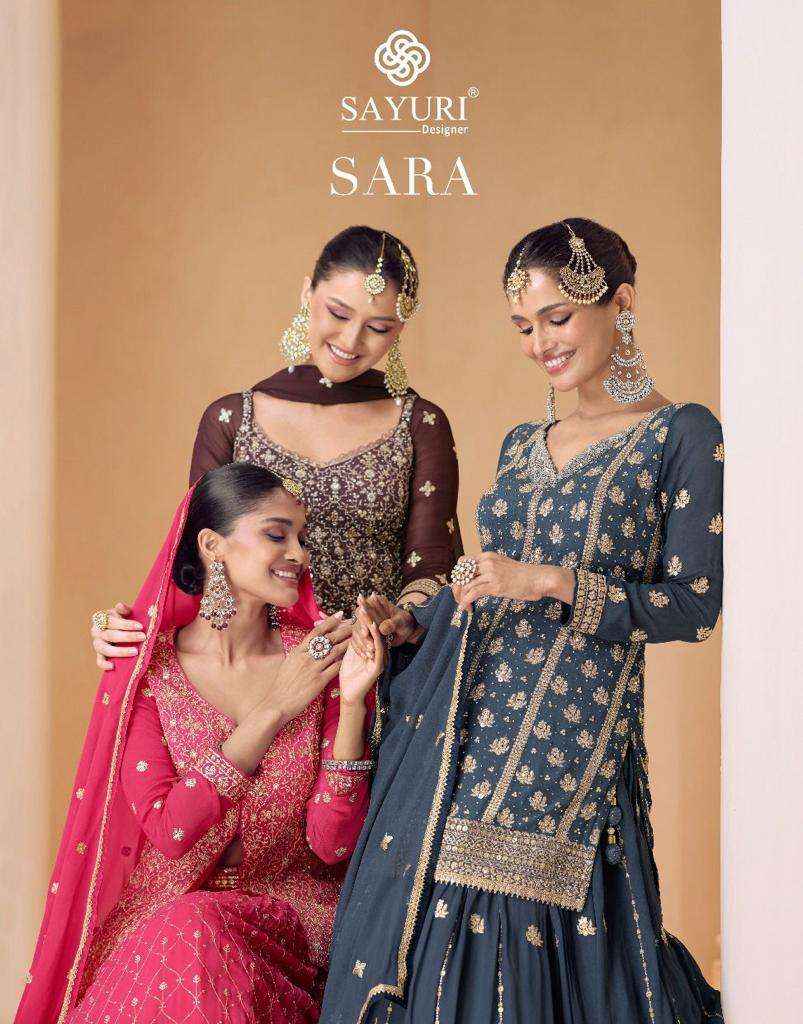 SAYURI DESIGNER SARA WEDDING WEAR DRESS ( 3 PCS CATALOG )